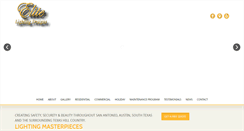 Desktop Screenshot of elitelightingdesigns.com